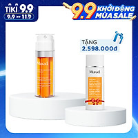 Serum làm sáng da Murad Vita-C Glycolic Brightening 30ml TẶNG Kem chống nắng City Skin Age Defense SPF 50 PA++++ 50ml