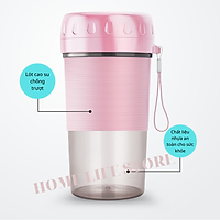 Máy Xay Sinh Tố Cầm Tay - Pin Sạc Tích Điện 300ML.