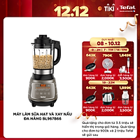 Máy xay sinh tố và làm sữa hạt đa năng Tefal BL967B66- - 1300W - Lưỡi dao với công nghệ Powelix - Hàng chính hãng