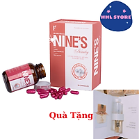 Combo 2 Hộp Viên Uống Trắng Da Mờ Tàn Nhang Nine's Beauty, Tặng Mẫu Test Nước Hoa LUA