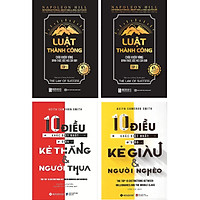 Bộ Sách Kỹ Năng Sống Kinh Điển Giúp Bạn Thay Đổi Từng Ngày ( Luật Thành Công tập 1 + Luật Thành Công Tập 2 + 10 Điều Khác Biệt Nhất Giữa Kẻ Giàu Và Người Nghèo + 10 Điều Khác Biệt Nhất Giữa Kẻ Thắng Và Người Thua ) tặng kèm bookmark Sáng Tạo