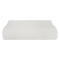 Gối Memory Foam 50D Hình Cong Lock&Lock HLW111 (50 x 30 cm) - Trắng