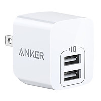 Adapter Sạc 2 Cổng Anker PowerPort Mini 12W - A2620 - Hàng Chính Hãng