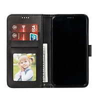 Bao da nắp gấp cho iPhone 11, 11 Pro, 11 Pro Max kiêm ví đựng thẻ, card, tiền đa năng và sang trọng