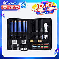 Bút Chì Vẽ Chuyên Nghiệp H&B Có Túi Đựng (48 Cái)