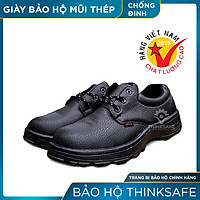 Giày bảo hộ lao động nam Thinksafe - Giày NTT chống nước, chống đinh, va đập, trơn trượt, giày công trình, công trường nhà máy, giày bảo hộ cổ thấp giá rẻ