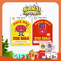 Combo Hack Não 2136 Kanji Trong Tiếng Nhật Tập 1+2 - Hướng Dẫn Ghi Nhớ Nhanh Kanji Theo Câu Chuyện Thú Vị