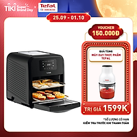 Lò chiên nướng và quay không dầu 9 trong 1 Tefal Easy Fry Oven & Grill FW501815 - 2000W - Dung tích 11L - Công nghệ khí nóng đa chiều - Lồng nồi bằng thép không rỉ phủ chống dính - Hàng chính hãng