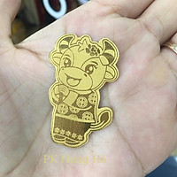 TRÂU MÈO THẦN TÀI MẠ VÀNG CHO NĂM MƠI THÊM TAI LỘC DÀNH CHO ỐP ĐIỆN THOẠI