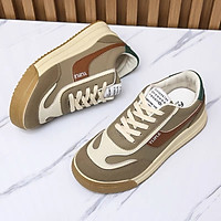 Giày thể thao nữ Forrest Gump đế bánh mì 4 phân, Giày Sneaker nữ BAMY mẫu mới 2021