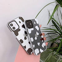 Case Ốp Lưng Bò Sữa Dành Cho Iphone 11, iPhone 11 Pro Max, iPhone 12, iPhone 12 Pro, iPhone 12 Pro Max