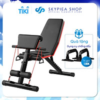 Ghế Tập Gym Đa Năng Tại Nhà - Phiên Bản 2021 - 4in1 - Ghế Tập Tạ Đa Năng - Tặng Dụng Cụ Chống Đẩy