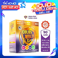Sữa bột Colosmulti 100 Plus hộp 90 gói x 1,5g tăng sức đề kháng, phát triển thể chất cho trẻ