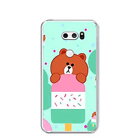 Ốp lưng dẻo cho điện thoại LG V30 - 0312 GAUBROWN03 - Hàng Chính Hãng
