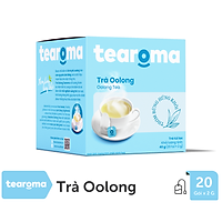 Trà Tearoma túi lọc vị TRÀ LÀI, TRÀ OLONG, TRÀ SEN, TRÀ ĐÀO (Hộp 20 túi x 2g)