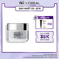 Kem dưỡng trắng mịn và giảm thâm nám ban ngày L'Oreal Paris Aura Perfect Clinical Day SPF 19PA +++ 50ml