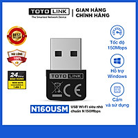 N160USM - USB Wi-Fi siêu nhỏ chuẩn N 150Mbps