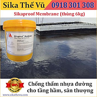 Chống thấm nhựa đường cho tầng hầm, sân thượng - Sikaproof Membrane (thùng 6kg)