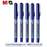 Combo 5 cây bút nước - bút gel 0.5mm M&G - AGP11535B mực xanh