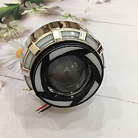 Đèn led Ô Tô U12 xoáy nhiều màu, Nhân sáng Projec siêu sáng 18W ( 3 CHẾ ĐỘ :PHA - CỐT - PASSING) - A144
