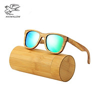 Một Đầm Thời Trang Retro Sang Trọng Thiết Kế Vòng Tay Gỗ Ngựa Vằn Kính Mát Nam Nữ UV400 Phân Cực GỖ Kính Mát