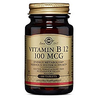 Solgar - Vitamin B12, 100 mcg, 100 Tablets