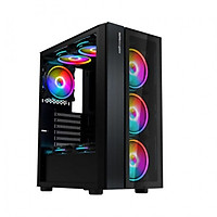 Case - Vỏ máy tính ForGame Max 8 Fan mặt kính Led RGB ( S-H / S-J / S-E ) - Hàng Chính Hãng