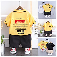 Đồ bộ cho bé trai - Áo sơ mi + Quần jean cho bé BS50 Size80-120 (6-21kg) HÀNG QUẢNG CHÂU