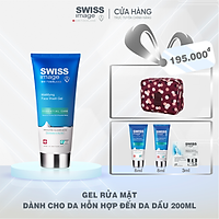 Gel Rửa Mặt Hằng Ngày Dành Cho Da Hỗn Hợp Đến Da Dầu Swiss Image Mattifying Face Wash Gel 200ml