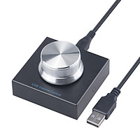 Muslady USB Volume Controller PC Computer Speaker Audio Volume Control Knob One Key Mute Plug and Play