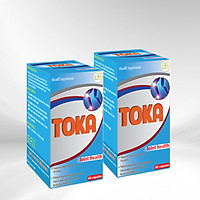 Combo 02 Hộp Bổ khớp TOKA - chuyên dành cho người khô khớp gối, thoái hóa khớp gối, đau xương khớp lâu ngày, đi lại khó khăn, làm chậm quá trình thoái hóa khớp, giúp khớp vận động linh hoạt