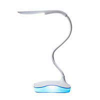 L-ED Desk Lamp 3 Levels Adjustable Brightness Dimmable Sensitive T-ouch Design Flexible Bendable Tube USB C-harging Port