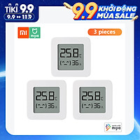 Nhiệt kế cảm biến đo độ ẩm thông minh kỹ thuật số không dây điều khiển trên app 3pcs Xiaomi BT Thermometer 2 Wireless Smart
