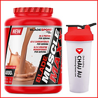 Sữa tăng cân tăng cơ Blade Muscle Maxx 8.8lbs (4kg) - Caramel Cappuccino - Hỗ trợ tăng cân, tăng sức mạnh, phát triển cơ bắp dành cho người tập thể hình và thể thao - Thương hiệu Châu Âu, nhập khẩu chính hãng