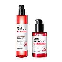 Combo Nước Hoa Hồng + Serum Dưỡng Phục Hồi, Cải Thiện Vết Thâm, Sẹo Some By Mi Snail Truecica Miracle Repair (Toner + Serum)
