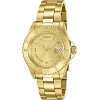 Invicta Women's 12820 Pro Diver Diamond-Accented Gold-Tone Watch