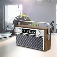 X5 Portable Wireless Bluetooth 5.0 Speaker 20W Loudspeaker Alarm Clock FM Radio MP3 Player Support TF Card U Disk Line