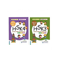 Combo 2 Cuốn Bộ Đề Luyện Thi Năng Lực Hán Ngữ HSK3 + HSK4 ( Tuyển tập đề thi mẫu và giải