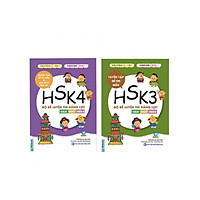 Combo 2 Cuốn Bộ Đề Luyện Thi Năng Lực Hán Ngữ HSK3 + HSK4 ( Tuyển tập đề thi mẫu và giải