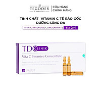 Tinh chất Vitamin C tế bào gốc dưỡng sáng da Tegoder Vita-C intensive concentrate 6x2 ml mã 7954