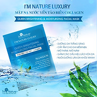 Mặt nạ dưỡng da Queen Brightening Moisturizing Facial Mask I'M NATURE 120ml (6miếng/hộp)