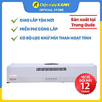 Máy Hút Mùi Kính Thẳng Sunhouse SHB6118W - Hàng chính hãng
