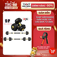 Bộ Tạ Tay Đa Năng Điều Chỉnh 20kg Thiết Kế Mới Chính Hãng Đại Nam Sport + Tặng Găng Tay Tập Tạ