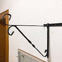 Garden Hanging Basket Metal Wall Bracket Solid Metal