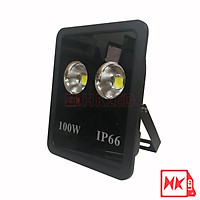 HKLED - Đèn pha tròn vuông LED ngoài trời 100W - IP65 - DPTV100