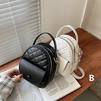 Balo mini da trám nhiều ngăn, balo nữ form chuẩn, da xịn - hàng Quảng Châu loại 1 - C18