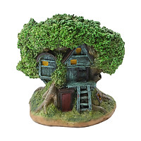 Mini Flower Pot Tree House Shaped Succulent Plant Pots with Drainage Holes Pen Holder Planter FlowerPots Planting