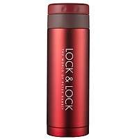 Lock&Lock Vacuum Mug/Water Cup Simple and stylish, long-lasting insulation, wear-resistant and non-slip paint 350ML LHC4128BLK-PR two colors are available