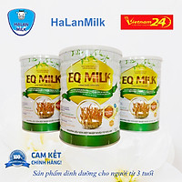 Sữa bột EQ Milk - 24h - Halanmilk - Đông Trùng Hạ Thảo - Nano Curcumin - Sữa Non - 900gr