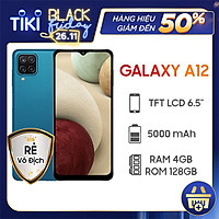 Điện Thoại Samsung Galaxy A12 (4GB/128GB) - ĐÃ KÍCH HOẠT BẢO HÀNH ĐIỆN TỬ - Hàng Chính Hãng